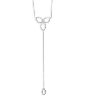 KC Designs | Diamond & 14K Flower Hanging Teardrop Necklace,商家Premium Outlets,价格¥5470