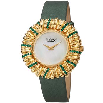 推荐Twisted Bezel Quartz Diamond White Dial Ladies Watch BUR255GN商品