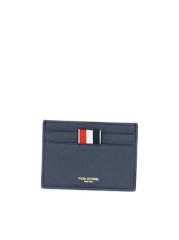 推荐Thom Browne	Logo Printed Striped Card Holder商品