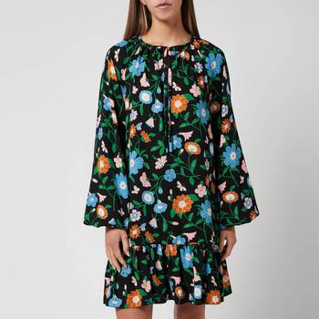 Kate Spade Surprise, Kate Spade | Kate Spade New York Women's Floral Garden Tie Neck Dress - Multi商品图片 5折