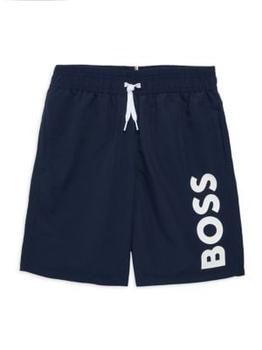商品Hugo Boss | Boy's Logo Swim Shorts,商家Saks OFF 5TH,价格¥303图片