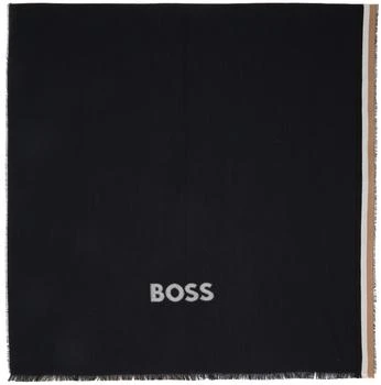 Hugo Boss | Black Jacquard Scarf 4.8折, 独家减免邮费