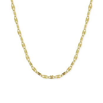 推荐Mirror Link 18" Chain Necklace in Silver-Plate or Gold Plate商品