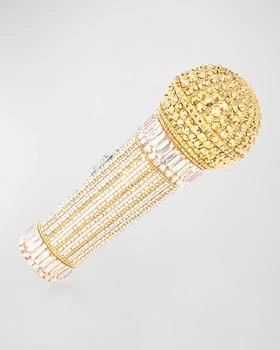 Judith Leiber | Diva Microphone Crystal Clutch Bag,商家Neiman Marcus,价格¥41466