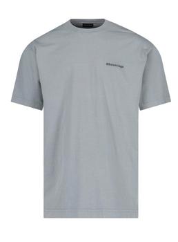 Balenciaga | Balenciaga Logo Print Crewneck T-Shirt商品图片,7.1折起