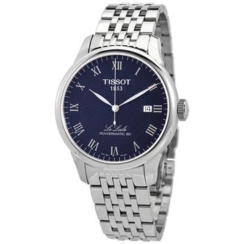 天梭男表是什么牌子, Tissot | Le Locle Automatic Blue Dial Mens Watch T006.407.11.043.00商品图片 7.9折