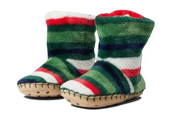 Hatley | Holiday Stripes Fleece Slippers (Toddler/Little Kid),商家Zappos,价格¥150