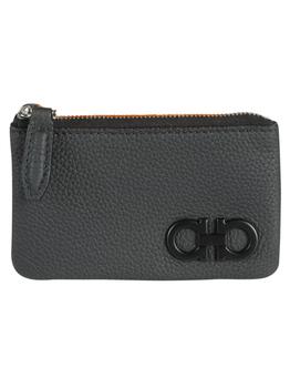 商品Salvatore Ferragamo | Ferragamo Double Gancini Top Zip Coin Purse,商家Italist,价格¥2404图片