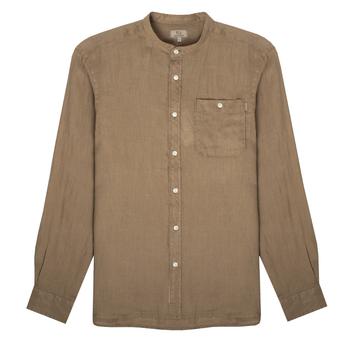 Woolrich | Woolrich Band Collar Linen Shirt Branch商品图片,5.9折