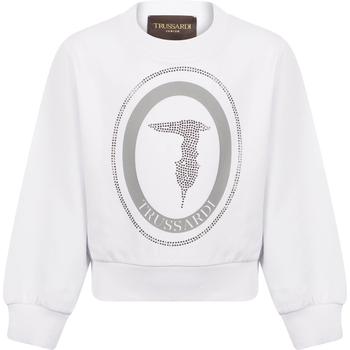 推荐Rhinestone logo sweatshirt in white商品