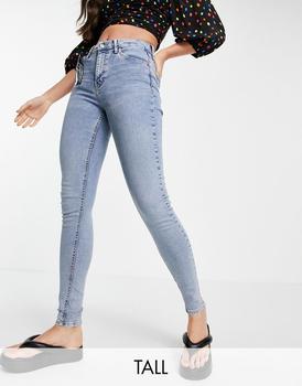 冬装topshop jamie, Topshop | Topshop Tall Jamie jean with abraded pocket in bleach商品图片 
