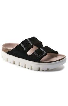 推荐(1014920) Arizona Platform Sandals - Chunky Suede Black商品