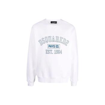 推荐Dsquared2 Men's  White Cotton Sweatshirt商品