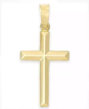 Macy's | Tube Cross Pendant in 14k Gold,商家Macy's,价格¥643