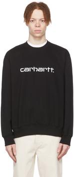 Carhartt WIP | Black Cotton Sweatshirt商品图片,独家减免邮费