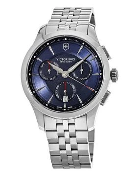 推荐Victorinox Swiss Army Alliance Blue Chronograph Dial Stainless Steel Men's Watch 241746商品