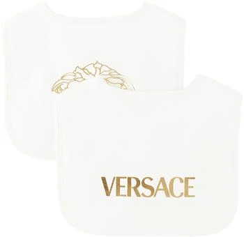 Versace | 两件装白色 Medusa 婴儿围兜,商家SSENSE CN,价格¥740