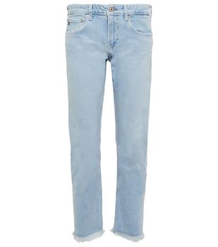 AG Jeans | Girlfriend中腰九分牛仔裤商品图片,5.9折