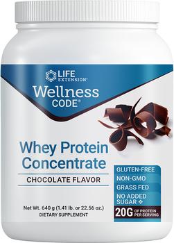 商品Life Extension | Life Extension Wellness Code® Whey Protein Concentrate, Chocolate (640 Grams),商家Life Extension,价格¥171图片