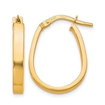 Diamond2Deal | 14K Yellow Gold U-Shape Hoop Earrings,商家Premium Outlets,价格¥3329