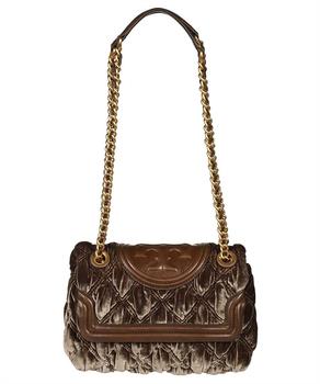 tory burch fleming, Tory Burch | Tory Burch FLEMING SOFT VELVET SMALL CONVERTIBLE SHOULDER Bag商品图片 7.6折