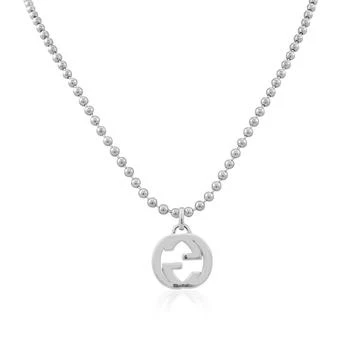 Gucci | Interlocking G necklace in silver 7.7折, 满$75减$5, 满减