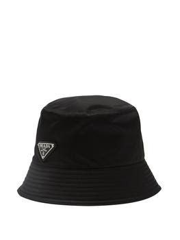 Prada | Triangle logo-plaque bucket hat商品图片,