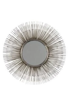 WILLOW ROW | Silvertone Metal Starburst Wall Mirror,商家Nordstrom Rack,价格¥1695