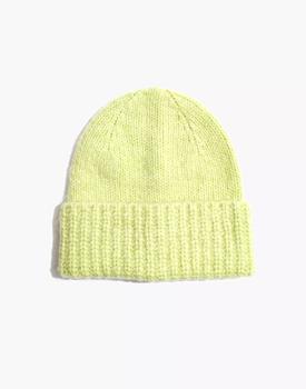 Madewell | Fuzzy Wide-Cuffed Beanie商品图片,