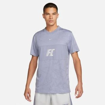 推荐Men's Nike Dri-FIT F.C. Allover Print Short-Sleeve Soccer Jersey商品