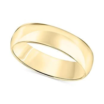 Macy's | Men's Comfort Fit Wedding Band (6mm) in 14k Gold or 14k White Gold,商家Macy's,价格¥11742