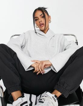 Adidas | adidas Originals premium essentials hoodie in light grey商品图片,额外8折x额外9.5折, 额外八折, 额外九五折