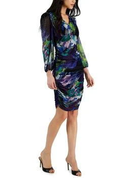 Tahari | Womens Printed Knee-Length Sheath Dress 5.2折