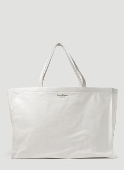 推荐Coated Logo Tote Bag in White商品
