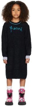 Marni | Kids Navy Embroidered Dress 4.6折