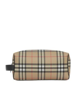 巴宝莉男包真假, Burberry | Vintage Check Travel Pouch商品图片 
