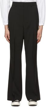 ami毛衣评价, AMI | Black Wool Trousers商品图片 4.7折