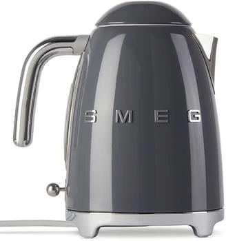 Smeg | Grey Electric Kettle, 1.7 L, CA/US,商家Ssense US,价格¥1770