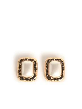 Self Portrait | Self-Portrait Mottled' Gold-Plated Brass Earrings,商家Baltini,价格¥1777