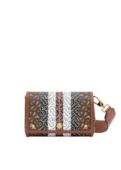 巴宝莉包图片, Burberry | Small monogram stripe e-canvas crossbody bag商品图片 