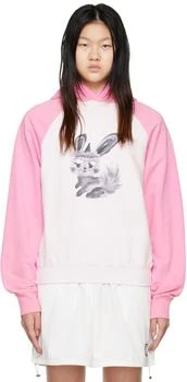 We11done | Off-White & Pink Rabbit Hoodie,商家SSENSE,价格¥1873