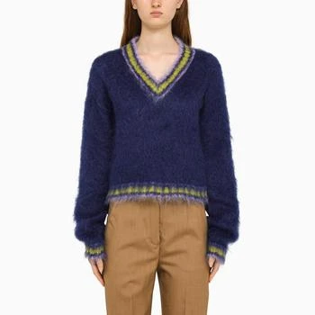 推荐Royal blue mohair sweater商品