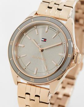 推荐Tommy Hilfiger bracelet watch in rose gold商品