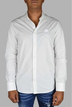 推荐Luxury Shirt For Men   White Philipp Plein Shirt商品