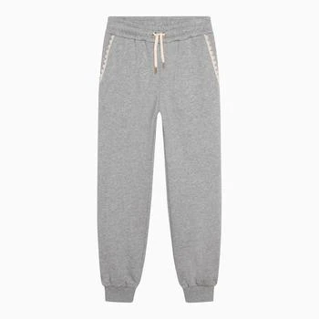 推荐Grey melange jogging trousers商品