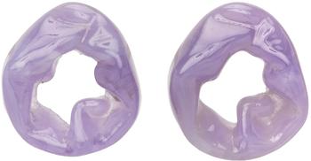 推荐Purple Scrunch Earrings商品
