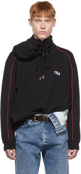 推荐Black FILA Edition Cotton Hoodie商品