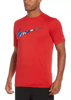 NIKE | Essential Short Sleeve Hydroguard Swim Shirt商品图片,4折×额外8.5折, 额外八五折