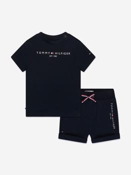 Tommy Hilfiger | Baby Essential T-Shirt and Shorts Set in Navy商品图片,额外8折, 额外八折
