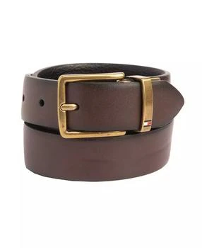 Tommy Hilfiger | Big Boys Navy Blue and Brown Reversible Stretch Belt,商家Macy's,价格¥177